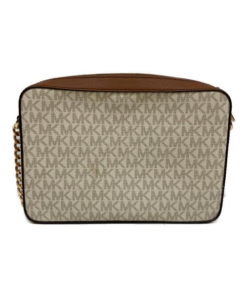 MICHAEL KORS（マイケルコース）MICHAEL KORS (マイケル・コース) ショルダーバッグ ベージュ×ブラウンの古着・服飾アイテム