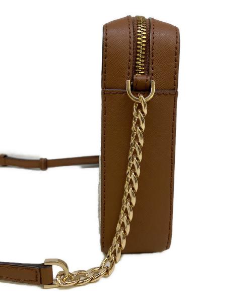 MICHAEL KORS（マイケルコース）MICHAEL KORS (マイケル・コース) ショルダーバッグ ベージュ×ブラウンの古着・服飾アイテム