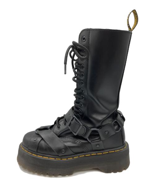 Dr.Martens（ドクターマーチン）Dr.Martens (ドクターマーチン) 14ホールブーツ ブラック サイズ:38の古着・服飾アイテム