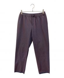 PLEATS PLEASE（プリーツプリーズ）の古着「パンツ」｜パープル×オレンジ