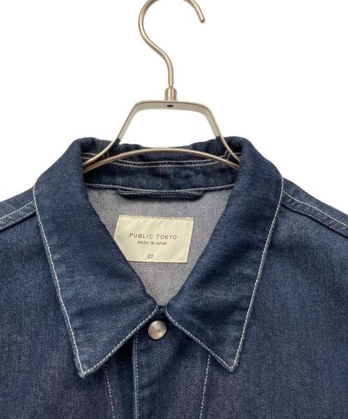 PUBLIC TOKYO（パブリックトウキョウ）PUBLIC TOKYO (パブリックトウキョウ) カバーオール ネイビー サイズ:Mの古着・服飾アイテム