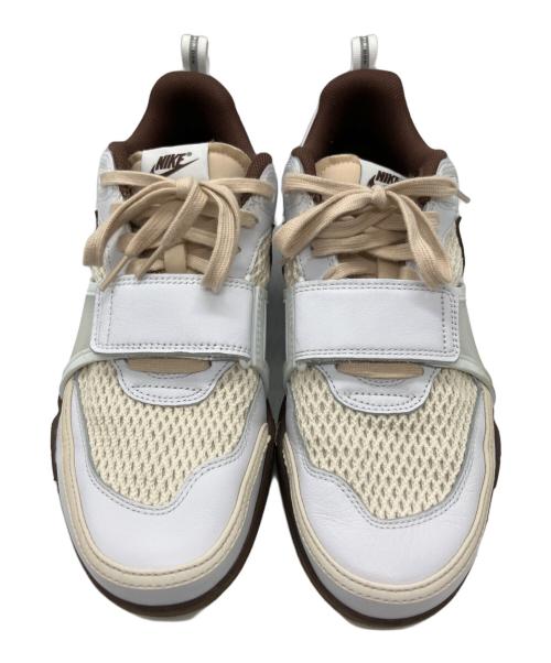 NIKE（ナイキ）NIKE TRAVIS SCOTT (トラヴィススコット) Travis Scott × Nike Zoom Field Jaxx(トラヴィススコット × ナイキ ズームフィールドジャックス) ホワイト×ブラウン サイズ:29cmの古着・服飾アイテム