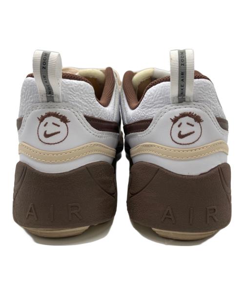 NIKE（ナイキ）NIKE TRAVIS SCOTT (トラヴィススコット) Travis Scott × Nike Zoom Field Jaxx(トラヴィススコット × ナイキ ズームフィールドジャックス) ホワイト×ブラウン サイズ:29cmの古着・服飾アイテム