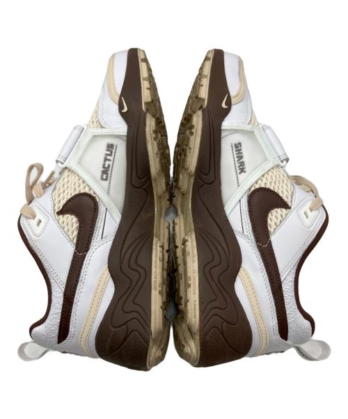NIKE（ナイキ）NIKE TRAVIS SCOTT (トラヴィススコット) Travis Scott × Nike Zoom Field Jaxx(トラヴィススコット × ナイキ ズームフィールドジャックス) ホワイト×ブラウン サイズ:29cmの古着・服飾アイテム