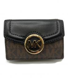 MICHAEL KORS（マイケルコース）の古着「2つ折り財布」｜ブラック×ブラウン