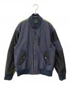 PAUL SMITHポールスミス）の古着「ブルゾン」｜ネイビー×グリーン