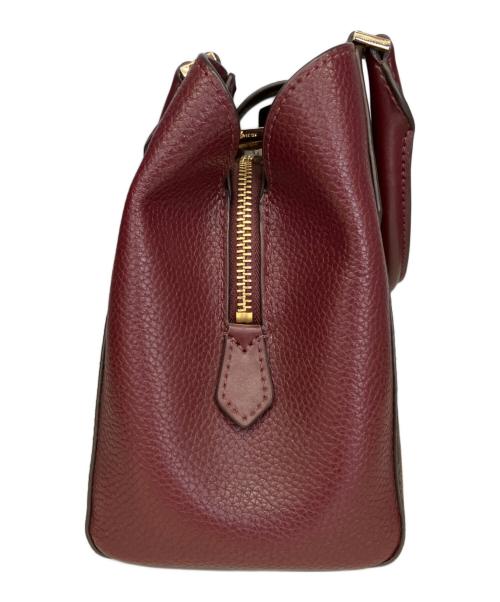 MICHAEL KORS（マイケル・コース）MICHAEL KORS (マイケル・コース) 2WAYバッグ レッド×ブラウンの古着・服飾アイテム
