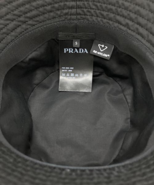 PRADA（プラダ）PRADA (プラダ) バケットハット ブラックの古着・服飾アイテム