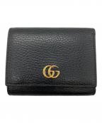 GUCCIグッチ）の古着「3つ折り財布」｜ブラック