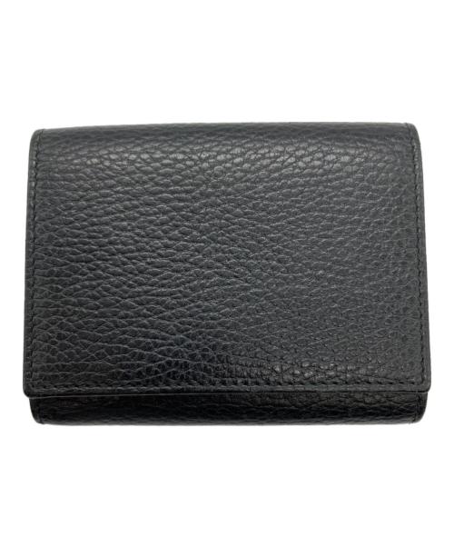 GUCCI（グッチ）GUCCI (グッチ) 3つ折り財布 ブラックの古着・服飾アイテム