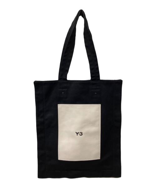 Y-3（ワイスリー）Y-3 (ワイスリー) トートバッグ ブラック×ホワイトの古着・服飾アイテム