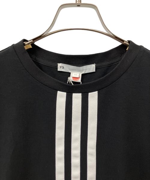 Y-3（ワイスリー）Y-3 (ワイスリー) 半袖Tシャツ ブラック×ホワイト サイズ:Mの古着・服飾アイテム