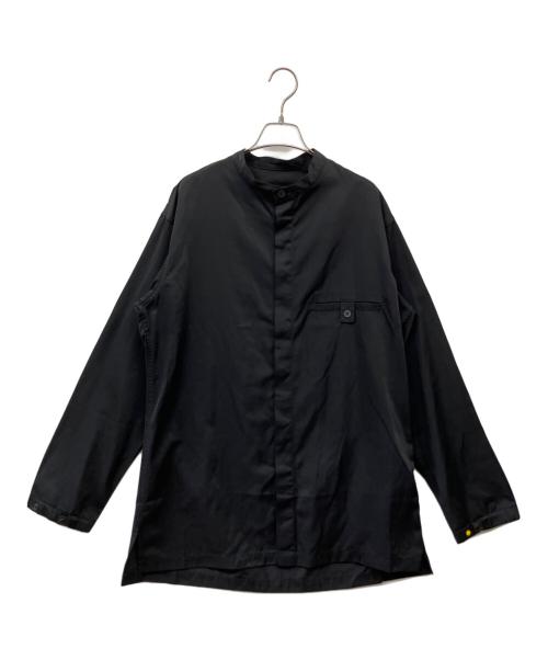 Y-3（ワイスリー）Y-3 (ワイスリー) ナイロンツイルシャツ ブラック サイズ:Sの古着・服飾アイテム
