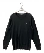 BURBERRY BLACK LABELバーバリーブラックレーベル）の古着「厚手ニット」｜ブラック