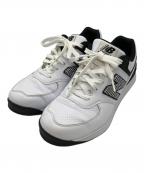 NEW BALANCEニューバランス）の古着「スニーカー」｜ホワイト×ブラック
