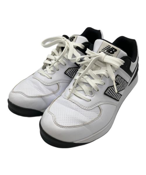 NEW BALANCE（ニューバランス）NEW BALANCE (ニューバランス) スニーカー ホワイト×ブラック サイズ:25㎝の古着・服飾アイテム