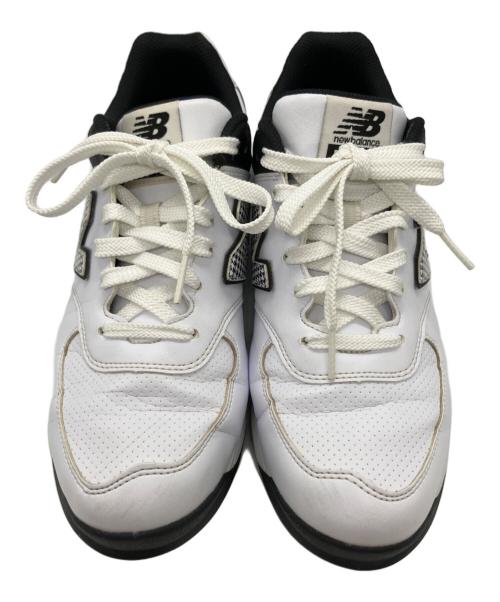 NEW BALANCE（ニューバランス）NEW BALANCE (ニューバランス) スニーカー ホワイト×ブラック サイズ:25㎝の古着・服飾アイテム