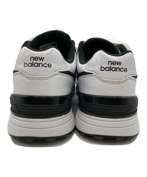 NEW BALANCE（ニューバランス）NEW BALANCE (ニューバランス) スニーカー ホワイト×ブラック サイズ:25㎝の古着・服飾アイテム