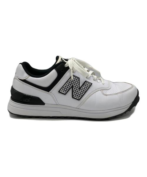 NEW BALANCE（ニューバランス）NEW BALANCE (ニューバランス) スニーカー ホワイト×ブラック サイズ:25㎝の古着・服飾アイテム