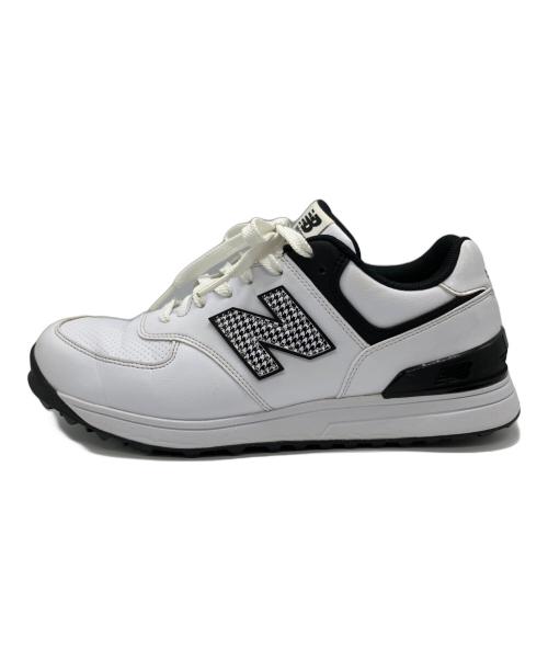 NEW BALANCE（ニューバランス）NEW BALANCE (ニューバランス) スニーカー ホワイト×ブラック サイズ:25㎝の古着・服飾アイテム