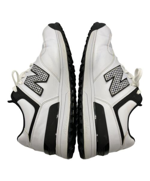 NEW BALANCE（ニューバランス）NEW BALANCE (ニューバランス) スニーカー ホワイト×ブラック サイズ:25㎝の古着・服飾アイテム
