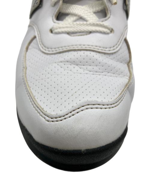NEW BALANCE（ニューバランス）NEW BALANCE (ニューバランス) スニーカー ホワイト×ブラック サイズ:25㎝の古着・服飾アイテム