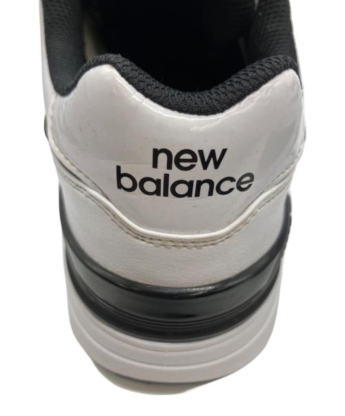 NEW BALANCE（ニューバランス）NEW BALANCE (ニューバランス) スニーカー ホワイト×ブラック サイズ:25㎝の古着・服飾アイテム