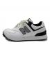 中古・古着 NEW BALANCE (ニューバランス) スニーカー ホワイト×ブラック サイズ:25㎝：5000円