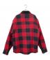 DIESEL (ディーゼル) チェックジャケット レッド サイズ:L：6000円