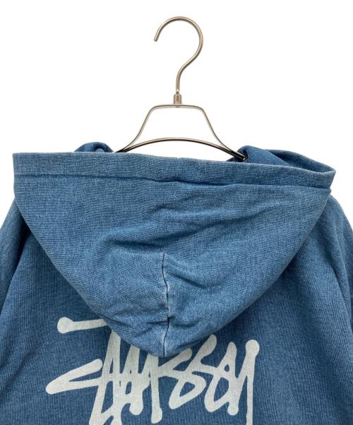 stussy（ステューシー）stussy (ステューシー) プルオーバーパーカー インディゴ サイズ:Lの古着・服飾アイテム