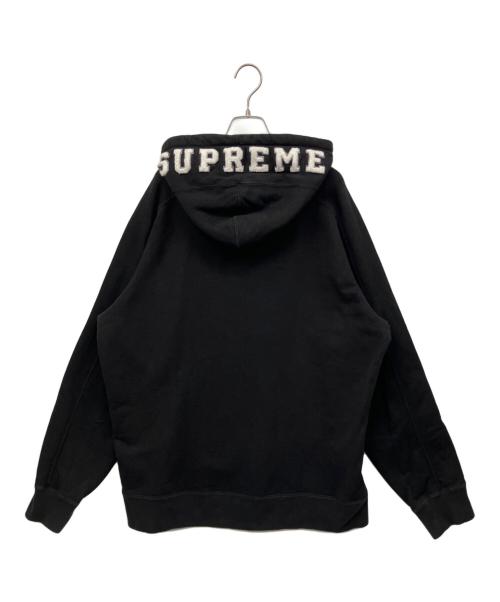 SUPREME（シュプリーム）Supreme (シュプリーム) paneled hooded sweatshirt ブラック サイズ:XLの古着・服飾アイテム
