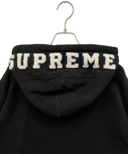 SUPREME（シュプリーム）Supreme (シュプリーム) paneled hooded sweatshirt ブラック サイズ:XLの古着・服飾アイテム