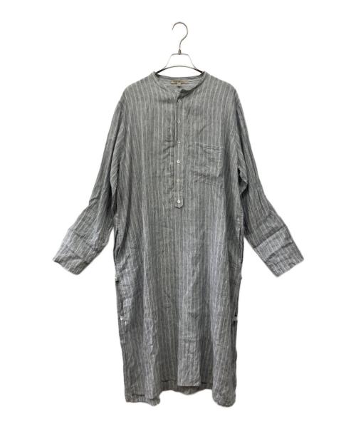 Vlas Blomme（ヴラスブラム）Vlas Blomme (ヴラスブラム) リネンワンピース ベージュ サイズ:Fの古着・服飾アイテム