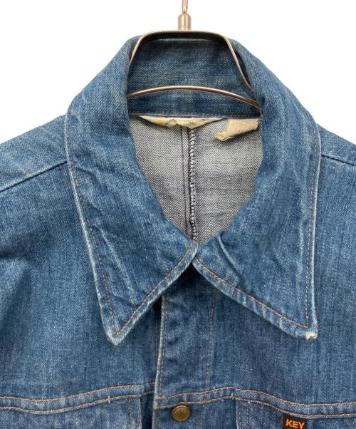 KEY IMPERIAL（キーインペリアル）KEY IMPERIAL (キーインペリアル) デニムジャケット インディゴ サイズ:42の古着・服飾アイテム