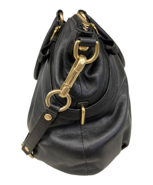 COACH（コーチ）COACH (コーチ) レザーハンドバッグ ブラックの古着・服飾アイテム