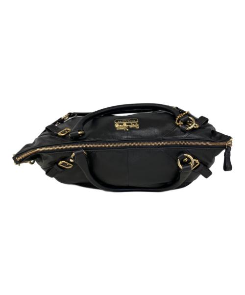 COACH（コーチ）COACH (コーチ) レザーハンドバッグ ブラックの古着・服飾アイテム