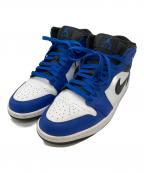 NIKEナイキ）の古着「ハイカットスニーカー」｜ブルー×ホワイト