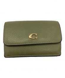COACH（コーチ）の古着「3つ折り財布」｜オリーブ