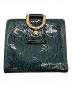 GUCCIグッチ）の古着「2つ折り財布」｜グリーン