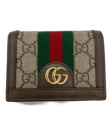 GUCCI（グッチ）の古着「2つ折り財布」｜ブラウン
