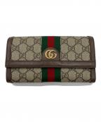 GUCCIグッチ）の古着「長財布」｜ブラウン
