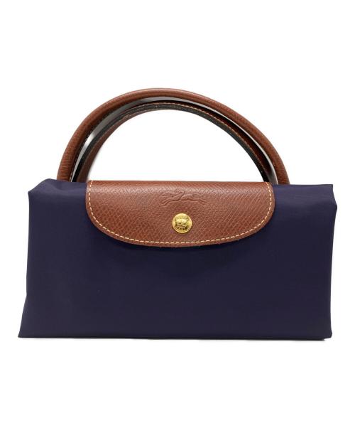 LONGCHAMP（ロンシャン）LONGCHAMP (ロンシャン) 折りたたみバッグ パープルの古着・服飾アイテム