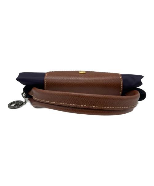 LONGCHAMP（ロンシャン）LONGCHAMP (ロンシャン) 折りたたみバッグ パープルの古着・服飾アイテム