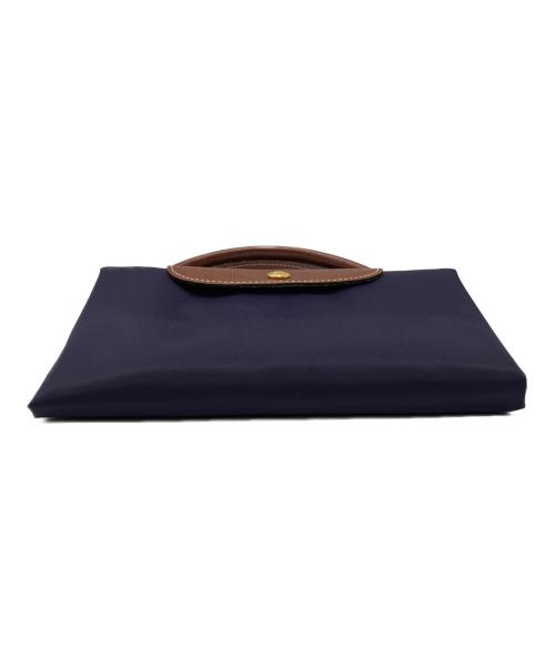 LONGCHAMP（ロンシャン）LONGCHAMP (ロンシャン) 折りたたみバッグ パープルの古着・服飾アイテム