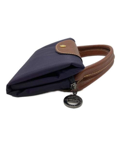 LONGCHAMP（ロンシャン）LONGCHAMP (ロンシャン) 折りたたみバッグ パープルの古着・服飾アイテム