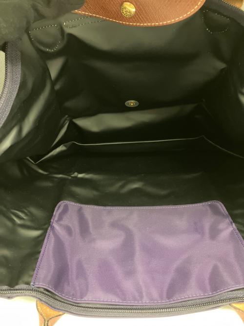 LONGCHAMP（ロンシャン）LONGCHAMP (ロンシャン) 折りたたみバッグ パープルの古着・服飾アイテム
