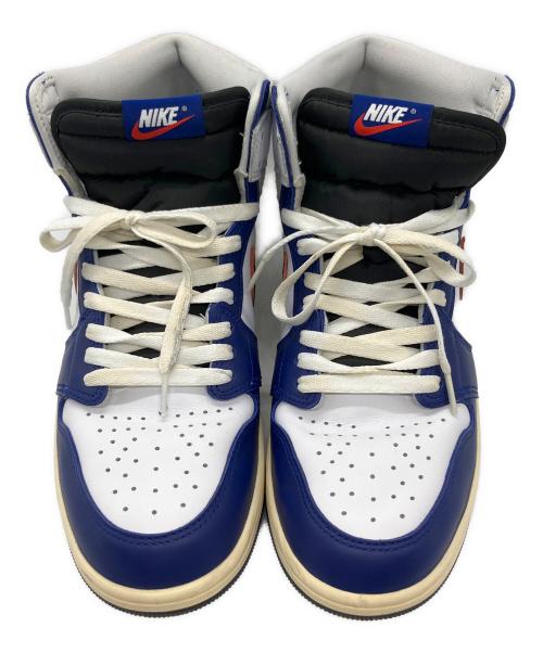 NIKE（ナイキ）NIKE (ナイキ) Nike Air Jordan 1 High(ナイキ エアジョーダン1 ハイ) ホワイト×ブルー サイズ:28.5cmの古着・服飾アイテム