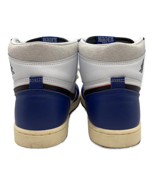 NIKE（ナイキ）NIKE (ナイキ) Nike Air Jordan 1 High(ナイキ エアジョーダン1 ハイ) ホワイト×ブルー サイズ:28.5cmの古着・服飾アイテム
