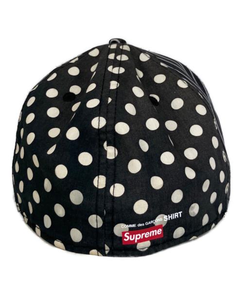 SUPREME（シュプリーム）Supreme (シュプリーム) COMME des GARCONS (コムデギャルソン) New Era (ニューエラ) キャップ ブラックの古着・服飾アイテム