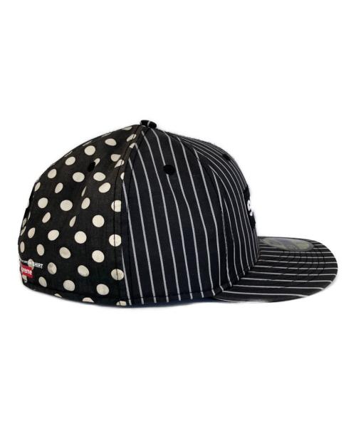 SUPREME（シュプリーム）Supreme (シュプリーム) COMME des GARCONS (コムデギャルソン) New Era (ニューエラ) キャップ ブラックの古着・服飾アイテム